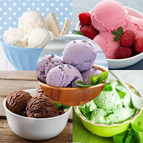 libelyef Mezcla De Helado De 100 G, Espesante Estabilizador Emulsionante Mezcla De Helado Casero DIY - Base para Sabores De Frutas