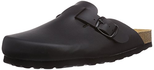 Lico Bioline Clog, Mules para Hombre, Negro (Schwarz Schwarz), 42 EU