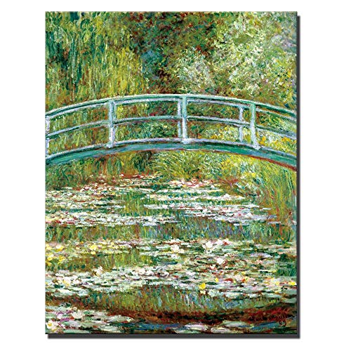 Lienzo Pintura Monet Estanque De Nenúfares Pinturas Al Óleo Imprimir En Lienzo para La Sala De Estar Cuadros Decorativos Pinturas Famosas Réplica Sin Marco 50Cmx70Cm