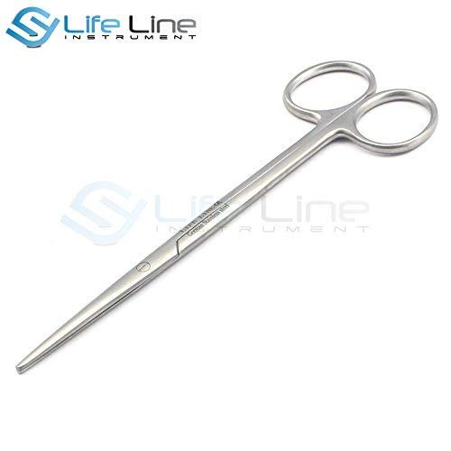 Lifeline Instruments® Metzenbaum Tijeras, Recta, 15 Cm Instrumentos De Acero Inoxidable