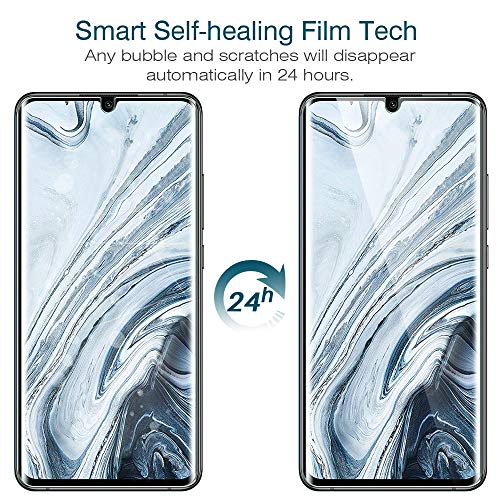 LK Protector de Pantalla para Xiaomi Mi Note 10 / Note 10 Pro/Note 10 Lite Protector,[3 Piezas] [Admite la función de Huella Digital] [Película Protectora de TPU][Alta Definición y Sensibilidad]