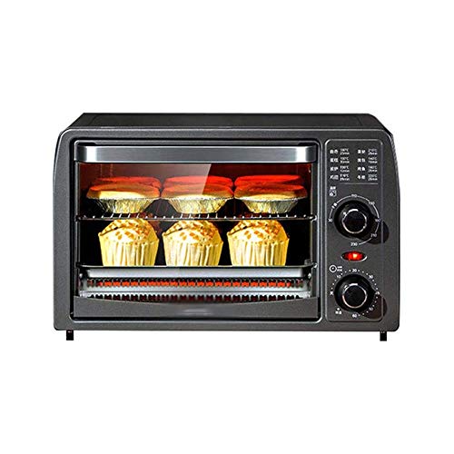 LKNJLL Encimera de convección Horno Tostador, 13 L Horno eléctrico, Inicio de múltiples Funciones de la Caja de Hornear, el bicarbonato de Dried Fruit Machine, de Doble Capa