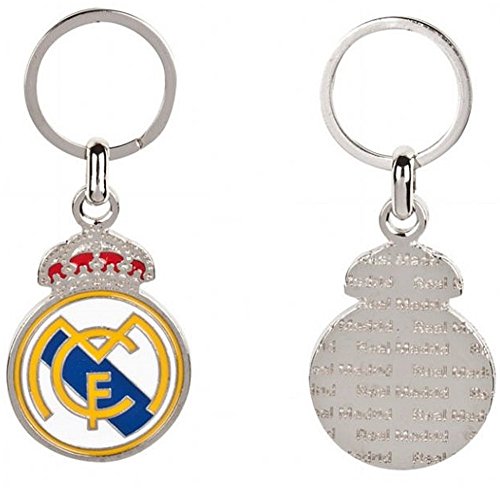 LLavero Real Madrid metálico escudo clásico con relieve [AB2179]