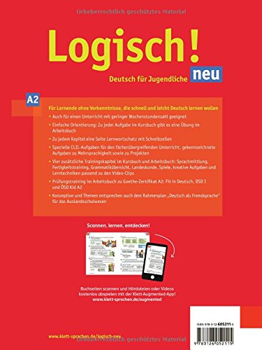 Logisch! neu a2, libro del alumno con audio online