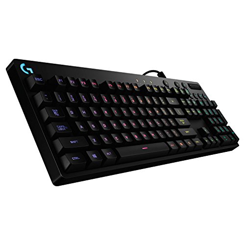 Logitech G810 - Teclado mecánico RGB para Gaming Orion Spark, distribución QWERTY español, Color Negro