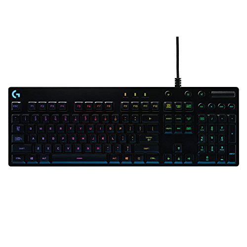 Logitech G810 - Teclado mecánico RGB para Gaming Orion Spark, distribución QWERTY español, Color Negro