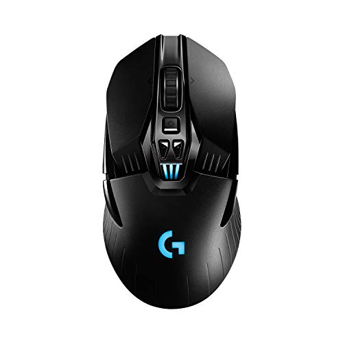 Logitech G903 Lightspeed Ratón Gaming Inalámbrico, Captor Hero 16,000 dpi, RGB, Ultraligero, Botones Programables, Batería de 140h Memoría Integrada, Ambidiestro, PC/Mac,Versión Alemana