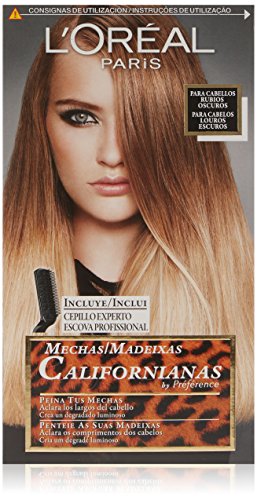 L'Oreal Paris Preference Mechas Californianas - Tinte, color rubio oscuro , 5 piezas, 200 gr