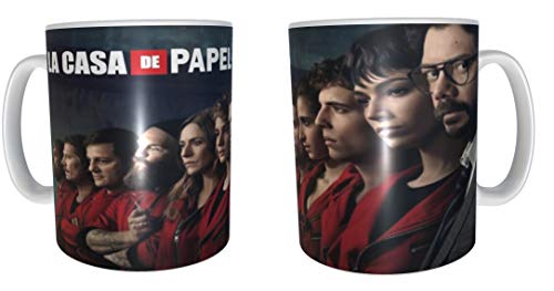 Los Eventos de la Tata. Tazas de la Casa de Papel Cuarta Temporada Personajes