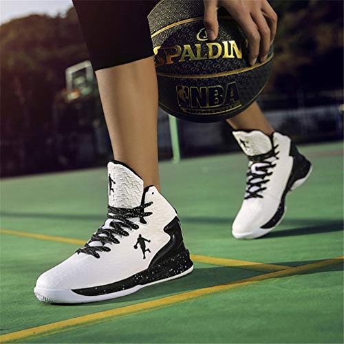 Los Hombres de Baloncesto Zapatos de Alta Tapa amortiguación de la luz Antideslizante Transpirable Deportes al Aire Libre Zapatos de Hombre Zapatillas