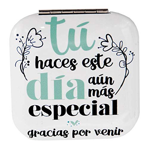 Lote de 20 Espejos Frases"Gracias por Venir" - Espejitos con Frases Originales Divertidas Originales Baratos para Detalles, Recuerdos, Regalos, Cumpleaños Bodas, Bautizos y Comuniones