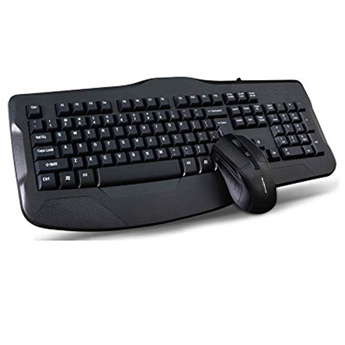 LQH Teclado inalámbrico, Teclado inalámbrico y ratón, Teclado inalámbrico de Juegos, Teclado inalámbrico Combo de ratón, Diseño Delgado, Ligero y Ultra Thin Teclado inalámbrico