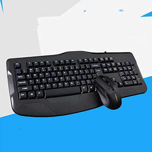 LQH Teclado inalámbrico, Teclado inalámbrico y ratón, Teclado inalámbrico de Juegos, Teclado inalámbrico Combo de ratón, Diseño Delgado, Ligero y Ultra Thin Teclado inalámbrico