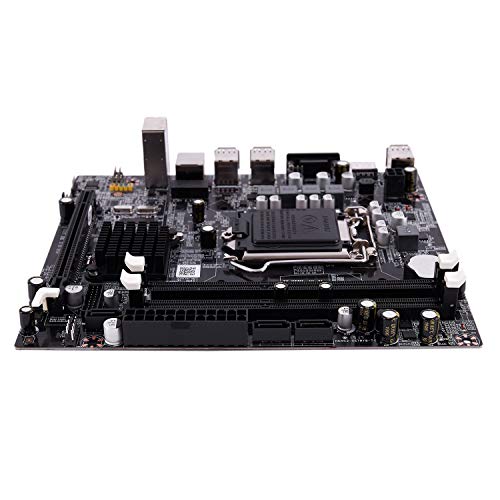 LQNB H55 LGA 1156 Socket de Placa Base LGA 1156 ATX Imagen de Escritorio USB2.0 SATA2.0 Dual Channel 16G DDR3 1600 para