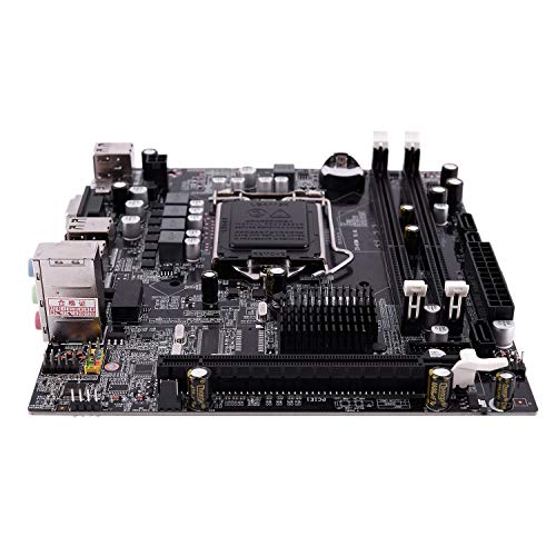 LQNB H55 LGA 1156 Socket de Placa Base LGA 1156 ATX Imagen de Escritorio USB2.0 SATA2.0 Dual Channel 16G DDR3 1600 para