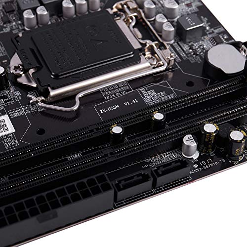 LQNB H55 LGA 1156 Socket de Placa Base LGA 1156 ATX Imagen de Escritorio USB2.0 SATA2.0 Dual Channel 16G DDR3 1600 para