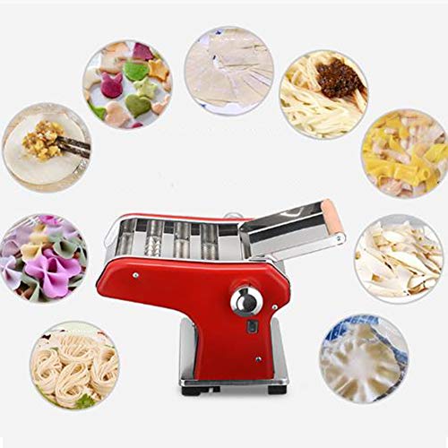 LTLCLZ Automática Máquina para Hacer Pasta Multifuncional De Acero Inoxidable for El Hogar De Fideos Prensado Eléctrica Pequeña Bola De Masa Hervida Piel De Fideos Comercial Una Máquina