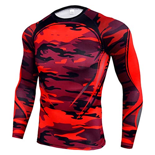 Luckycat Dos Piezas Conjunto de Compresion Hombre Conjunto Ropa de compresión Hombre Leggings Deportiva Camiseta Fitness Ejercicio Pantalones para Running Ciclismo Ropa Deportiva Hombre