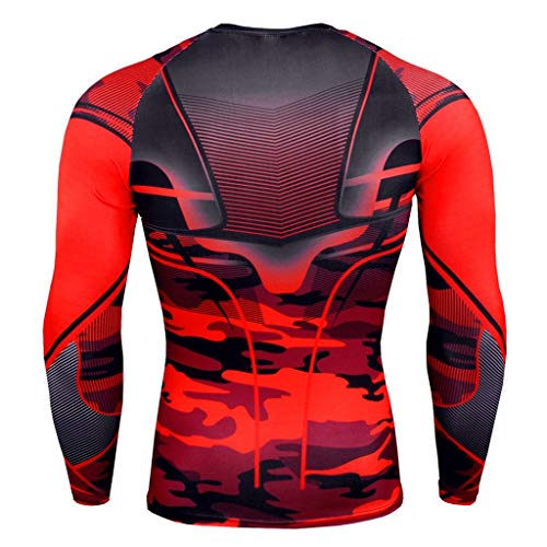 Luckycat Dos Piezas Conjunto de Compresion Hombre Conjunto Ropa de compresión Hombre Leggings Deportiva Camiseta Fitness Ejercicio Pantalones para Running Ciclismo Ropa Deportiva Hombre