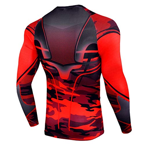 Luckycat Dos Piezas Conjunto de Compresion Hombre Conjunto Ropa de compresión Hombre Leggings Deportiva Camiseta Fitness Ejercicio Pantalones para Running Ciclismo Ropa Deportiva Hombre