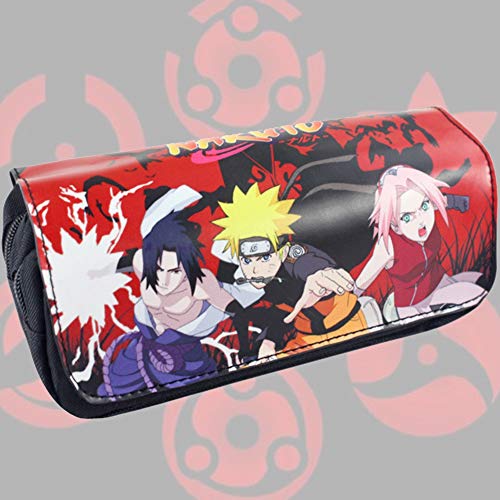 Lunanana Naruto Shippuden - Estuche para lápices (capacidad grande, 20 x 9 x 6,5 cm), diseño de anime japonés