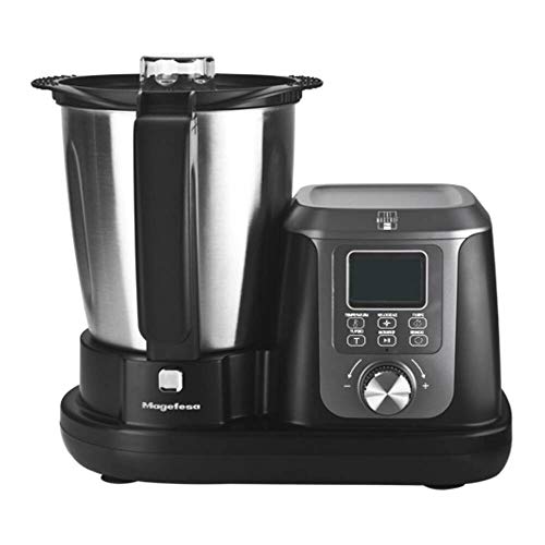 M MAGEFESA 02RO4550000 MAGEFESA 02RO4550000-Robot de Cocina Modelo MAGCHEF Black MGF4550, 1200 W, Negro