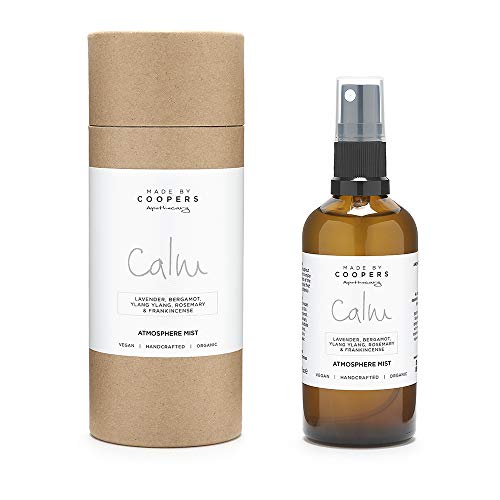 Made By Coopers - Aroma en espray, lavanda, bergamota, ylang ylang, aporta calma y un aroma natural a la habitación, con aceites esenciales de alta calidad, en botella de vidrio de 100 ml