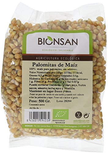 MAIZ PARA PALOMITAS (4 PAQUETES DE 500gr)