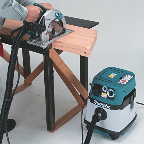 Makita VC1310LX1 - Aspirador Industrial, Negro/Azul