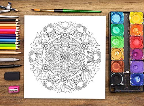 Mandalas: Libro De Colorear Para Adultos