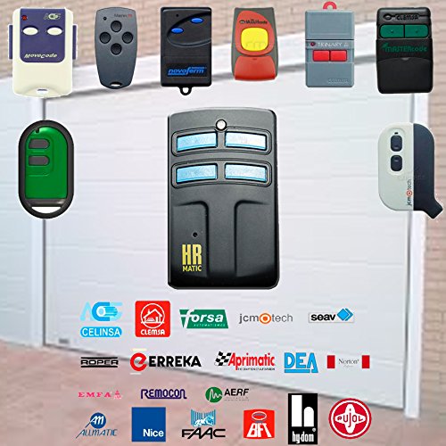 Mando duplicador HR Matic 2 Rolling Code, Compatible Erreka, Pujol, Mutancode, Mastercode, Faac, Clemsa, Forsa, Ditec, Telcoma, JCM, V2, Go, Sommer, Nice. Mirar compatibilidades MD7