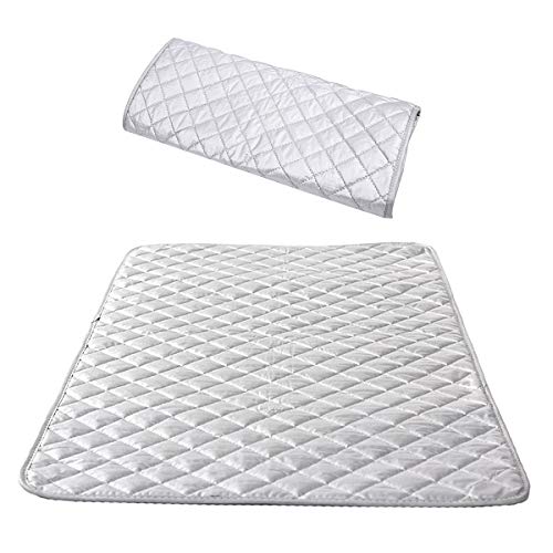 Manta de Tablas Planchar Portátil Cubierta de Almohadilla Resistente Calor para Lavadora Plancha Socialme 48 * 85 cm