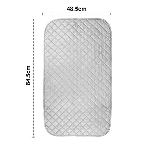 Manta de Tablas Planchar Portátil Cubierta de Almohadilla Resistente Calor para Lavadora Plancha Socialme 48 * 85 cm