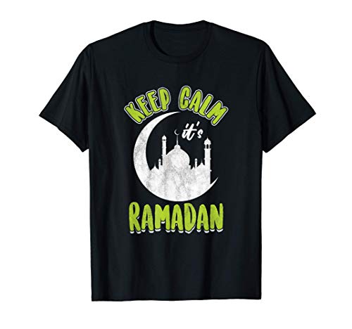 Mantén la calma Ramadán Ramazán Ayuno Serrano Islam Regalo Camiseta