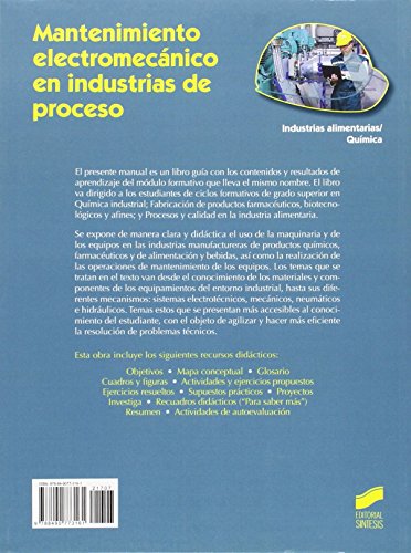 Mantenimiento electromecanico en industrias de proceso: 7 (Industrias alimentarias)