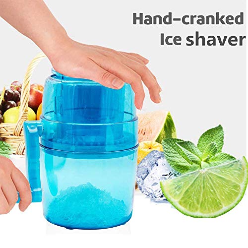 Manual de hielo MakerHand manivela de la trituradora de hielo de hielo Chopper triturar hielo Chop hielo troceado hielo hielo hielo Grinder Chopper mini pequeño de la máquina de hielo for los niños de