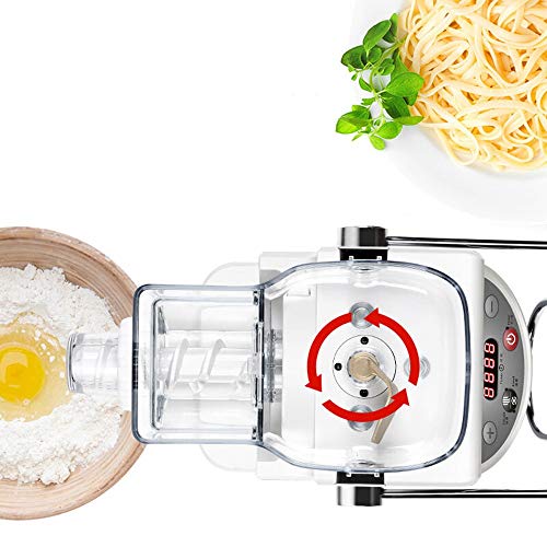 Máquina de Fideos Creativa Hecho en casa completamente automática multifuncional Pasta Prensa eléctrica de acero inoxidable Masa for facilitar la toma de Various Pasta Disfrute de la Diversión Práctic