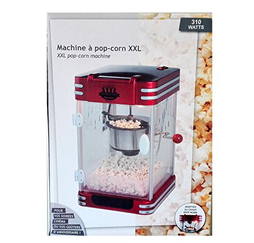 Maquina de hacer palomitas de maiz palomitero XXL acero sistema integrado de caldeo 6244