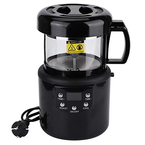 Máquina de tostado de café, Mini máquina para hornear café sin humo para el hogar, Práctica máquina de café espresso Enchufe de la UE 220-240V para tostado ligero y tostado oscuro, Hogar