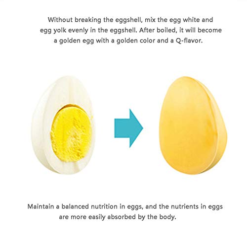 Máquina de transferencia de huevo de oro, mezclador de huevo mixto de yema de huevo extraída a mano, batidor de huevo manual hace que la nutrición de los huevos sea más fácil de ingerir, el hogar