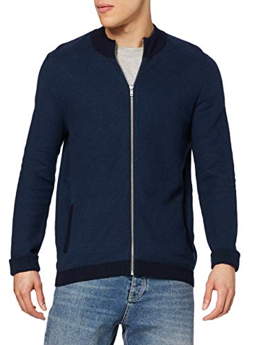 Marca Amazon - find. Chaqueta de Algodón Hombre, azul (marino), M, Label: M