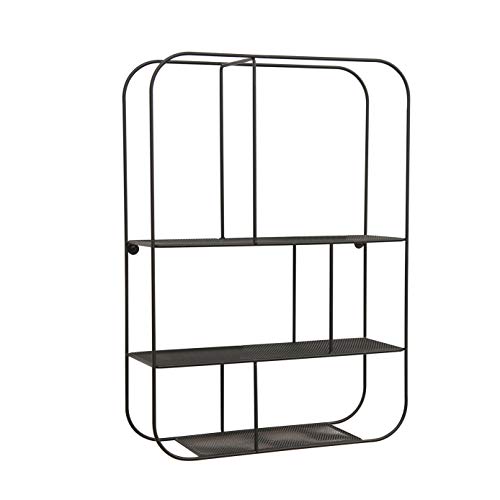 Marca Amazon - Movian Kyyvesi - Estantería para colgar, 41 x 15 x 60 cm, negro