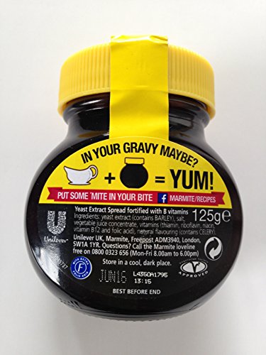 Marmite Extracto de Levadura - 125 gr (pack de 4 unidades)