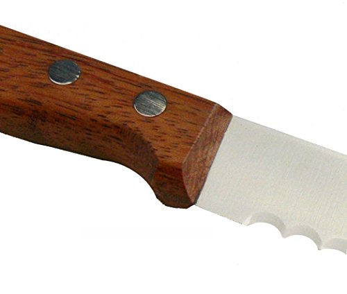 Marsvogel Bubinga Solingen-Cuchillo de Pan (8 cm), Acero Inoxidable, Plata, 8 Pulgadas