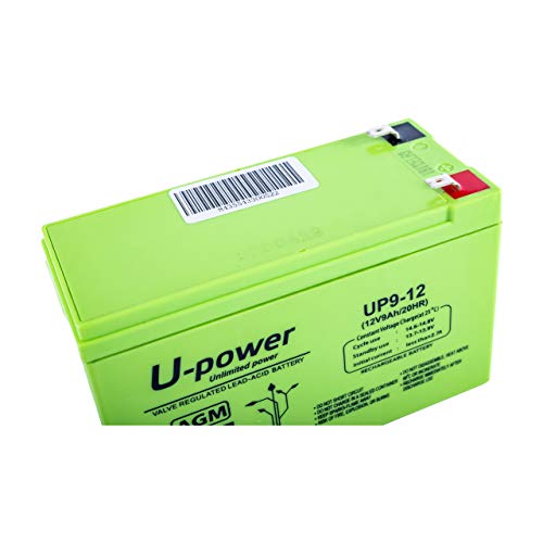 Master U-Power Batería Plomo AGM UP 9Ah 12V