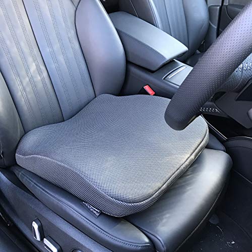 Medipaq Cojín de Espuma de Memoria Moldeado 2 en 1 – Cojín Lumbar y Cojín de Asiento – Reduce el dolor de espalda – Corrector de Postura para Silla de Escritorio - Silla de Ruedas – Asiento de Coche