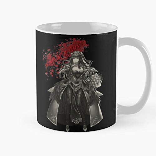 MELIBALI Is Tharja Fire Love Bridal Curse A Emblem Bride Awakening Best Mug Tiene 11oz de Mano Hechas de cerámica de mármol Blanco