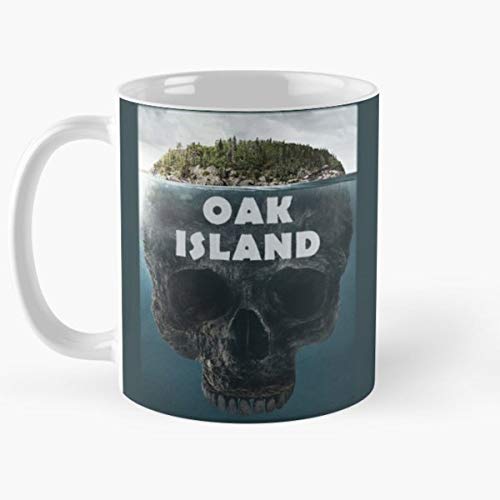 MELIBALI Nova Island Scotia Oak of Curse Canadian Provincial The Atlantic Canada NS Best Mug Tiene 11oz de Mano Hechas de cerámica de mármol Blanco