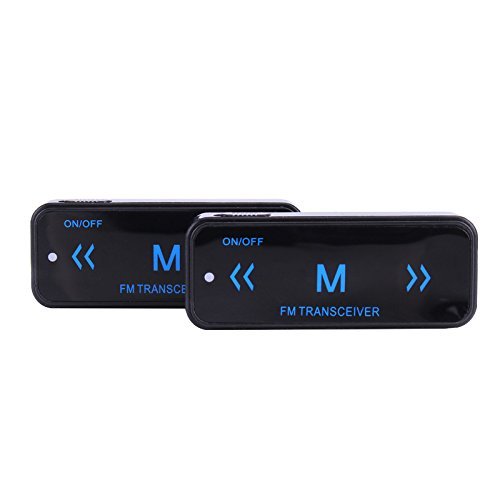 Mengshen Super Mini Walkie Talkies VV-108 con USB Port & Auricular & USB Cargador UHF 400-480MHz para Hotel, Peluquería, Auto Tienda, Restaurante, KTV, Securidad 1 Par (2 Pcs) VV-108Black
