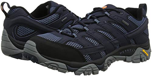 Merrell Moab 2 GTX, Zapatillas de Senderismo para Hombre, Azul (Navy), 41 EU